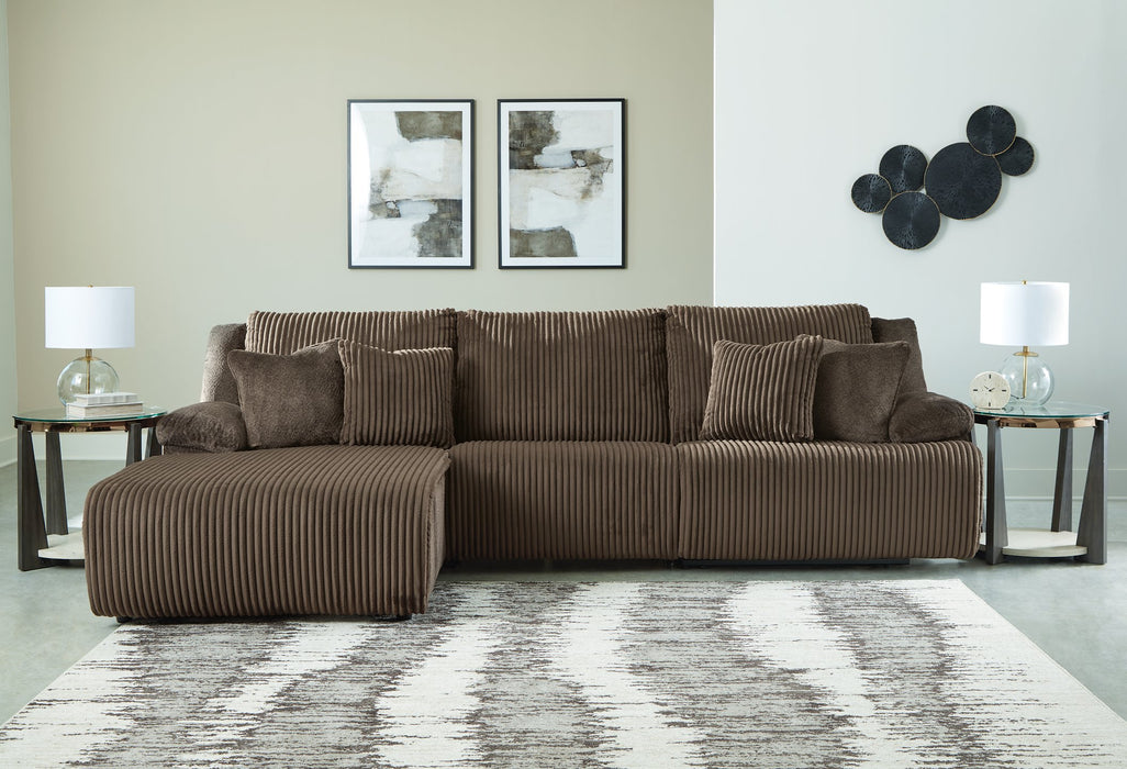 Top Tier Sectional Sofa Chaise - Visions in Furniture (La Mirada, CA)