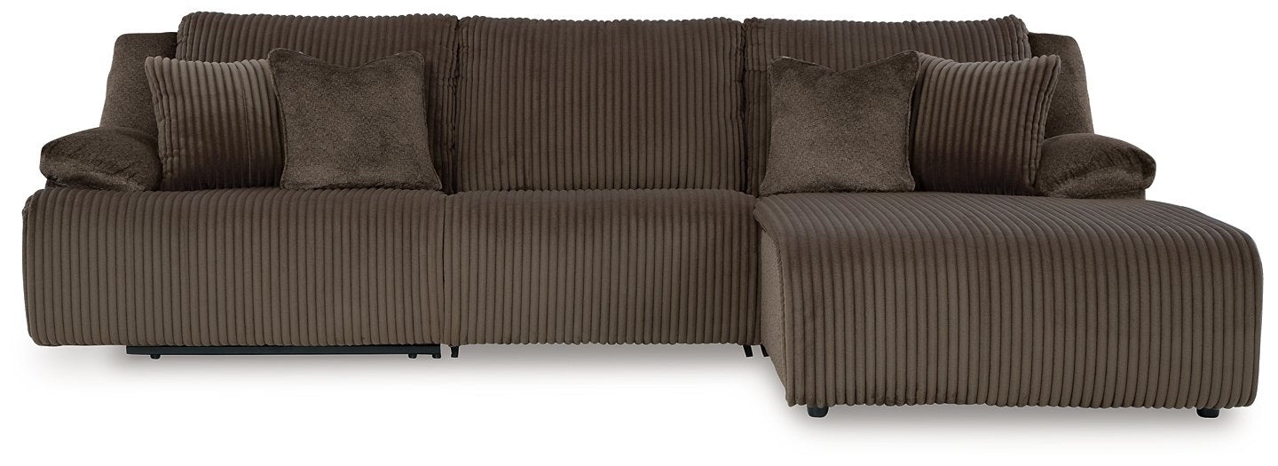 Top Tier Sectional Sofa Chaise - Visions in Furniture (La Mirada, CA)