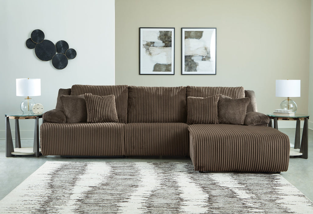 Top Tier Sectional Sofa Chaise - Visions in Furniture (La Mirada, CA)
