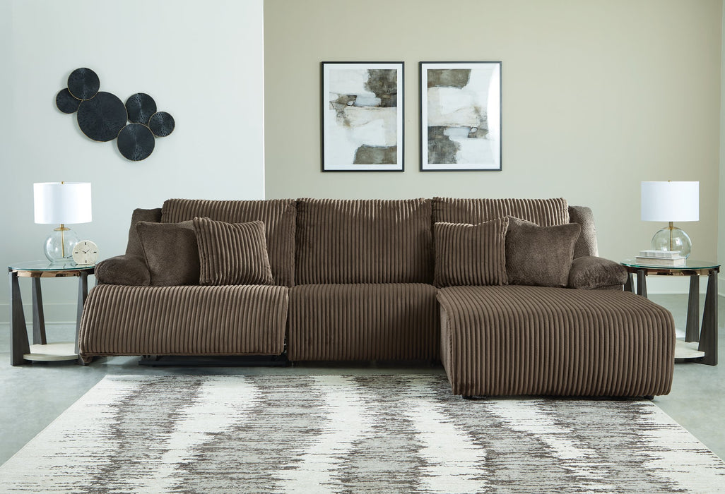 Top Tier Sectional Sofa Chaise - Visions in Furniture (La Mirada, CA)