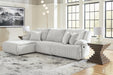 Top Tier Sectional Sofa Chaise - Visions in Furniture (La Mirada, CA)