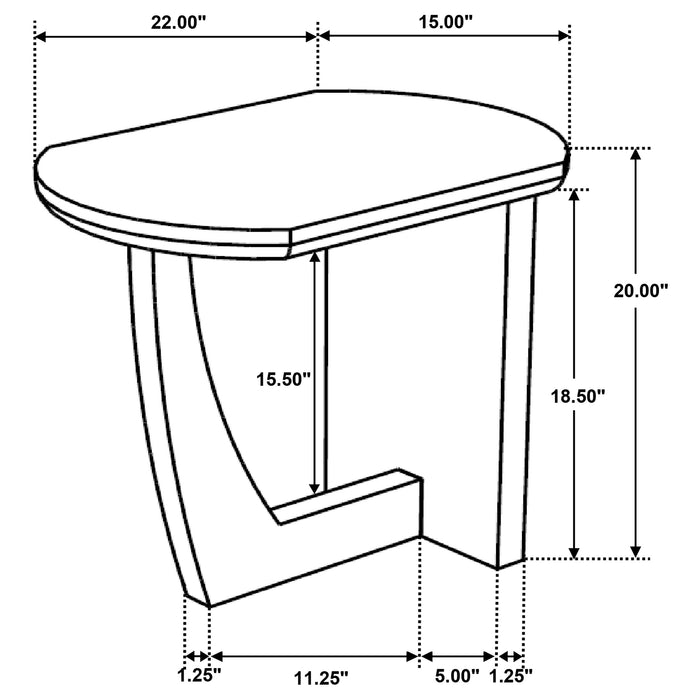 Fletcher End & Side Table - Visions in Furniture (La Mirada, CA)