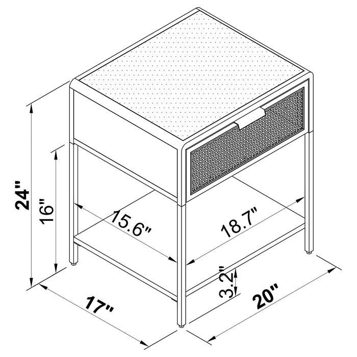 Amherst End & Side Table - Visions in Furniture (La Mirada, CA)