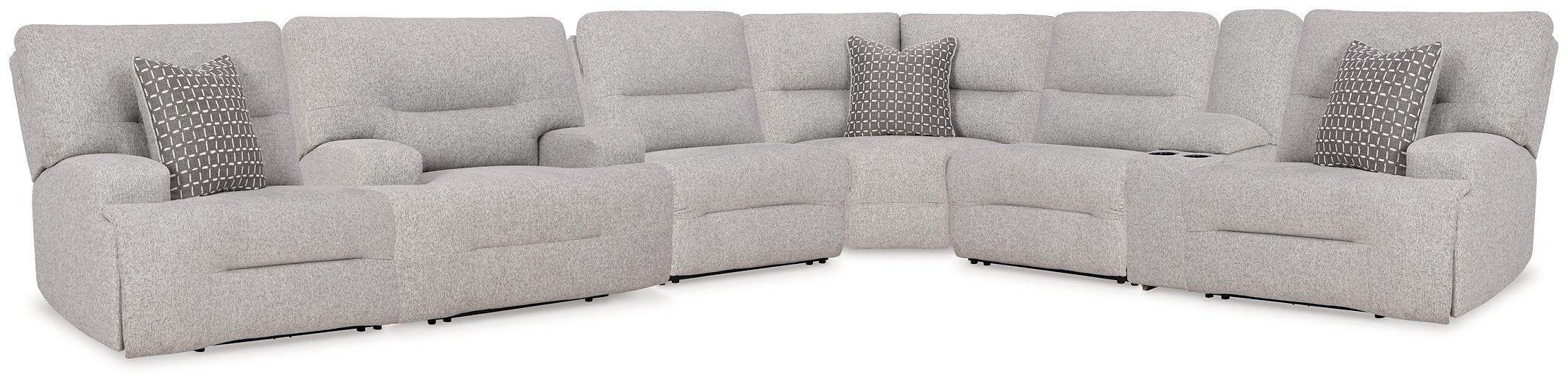 Acklen Place Power Reclining Sectional - Visions in Furniture (La Mirada, CA)