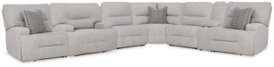 Acklen Place Power Reclining Sectional - Visions in Furniture (La Mirada, CA)