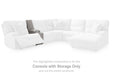 Acklen Place Power Reclining Sectional - Visions in Furniture (La Mirada, CA)