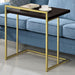 Dani Rectangular Snack Table with Metal Base - Visions in Furniture (La Mirada, CA)