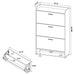 Denia Shoe Cabinet - Visions in Furniture (La Mirada, CA)