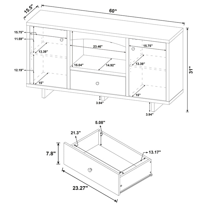 Dalton Accent Cabinet - Visions in Furniture (La Mirada, CA)
