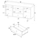Dalton Accent Cabinet - Visions in Furniture (La Mirada, CA)
