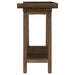 Ornelas 46-inch Console Table with Slatted Shelf Mango Brown - Visions in Furniture (La Mirada, CA)