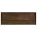 Ornelas 46-inch Console Table with Slatted Shelf Mango Brown - Visions in Furniture (La Mirada, CA)