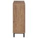 Teller 2-door Shoe Storage Cabinet Natural Oak - Visions in Furniture (La Mirada, CA)