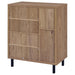 Teller 2-door Shoe Storage Cabinet Natural Oak - Visions in Furniture (La Mirada, CA)