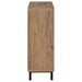 Teller 2-door Shoe Storage Cabinet Natural Oak - Visions in Furniture (La Mirada, CA)