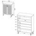 Brixton Shoe Cabinets - Visions in Furniture (La Mirada, CA)