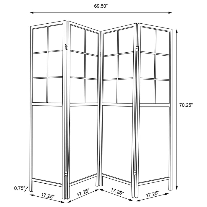 Edwards Room Divider - Visions in Furniture (La Mirada, CA)