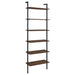 Owens 3-piece 96-inch Wall Mounted Bookshelf Set Walnut - Visions in Furniture (La Mirada, CA)