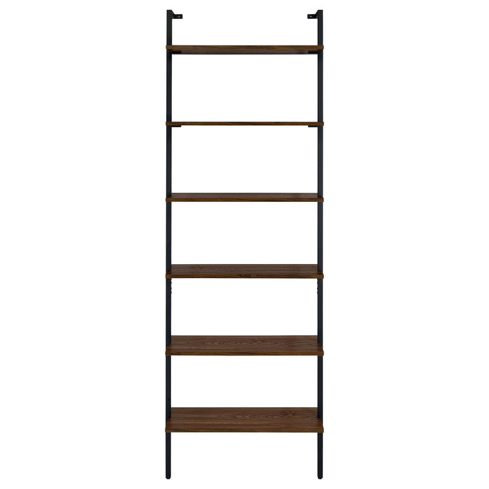 Owens 3-piece 96-inch Wall Mounted Bookshelf Set Walnut - Visions in Furniture (La Mirada, CA)