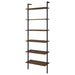 Owens 3-piece 96-inch Wall Mounted Bookshelf Set Walnut - Visions in Furniture (La Mirada, CA)