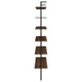 Owens 3-piece 96-inch Wall Mounted Bookshelf Set Walnut - Visions in Furniture (La Mirada, CA)