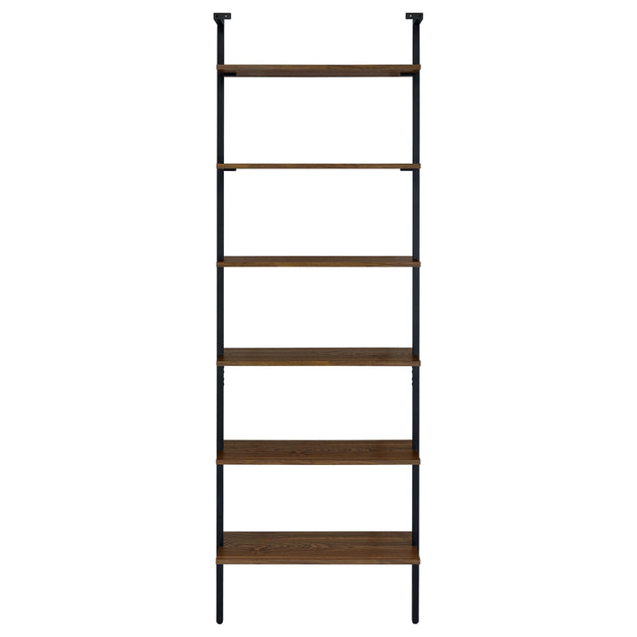 Owens 3-piece 96-inch Wall Mounted Bookshelf Set Walnut - Visions in Furniture (La Mirada, CA)