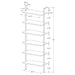 Owens 3-piece 96-inch Wall Mounted Bookshelf Set Walnut - Visions in Furniture (La Mirada, CA)