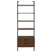 Owens 96-inch 4-shelf Storage Wall Bookshelf Walnut - Visions in Furniture (La Mirada, CA)