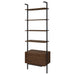 Owens 96-inch 4-shelf Storage Wall Bookshelf Walnut - Visions in Furniture (La Mirada, CA)