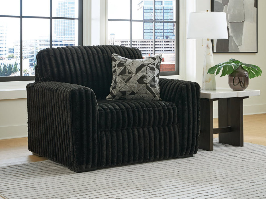 Midnight-Madness Oversized Chair - Visions in Furniture (La Mirada, CA)