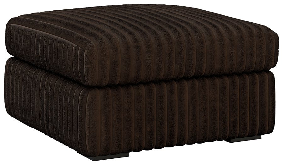 Midnight-Madness Oversized Accent Ottoman - Visions in Furniture (La Mirada, CA)