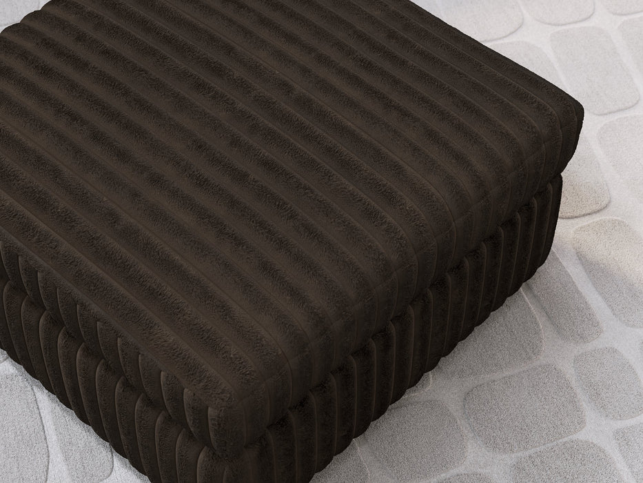 Midnight-Madness Oversized Accent Ottoman - Visions in Furniture (La Mirada, CA)