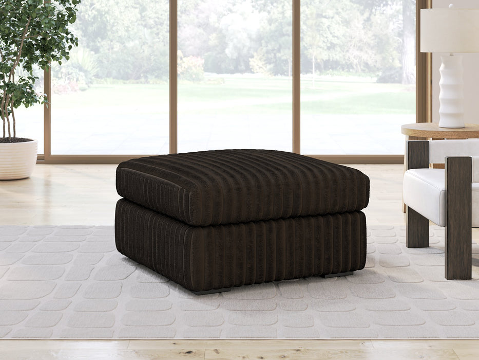 Midnight-Madness Oversized Accent Ottoman - Visions in Furniture (La Mirada, CA)