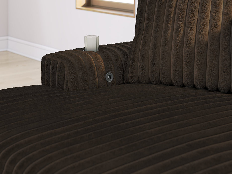Midnight-Madness Oversized Chaise - Visions in Furniture (La Mirada, CA)