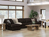Midnight-Madness Sectional Sofa with Chaise - Visions in Furniture (La Mirada, CA)