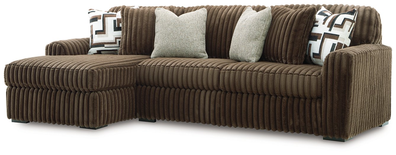 Midnight-Madness Sectional Sofa with Chaise - Visions in Furniture (La Mirada, CA)