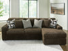 Midnight-Madness Sectional Sofa with Chaise - Visions in Furniture (La Mirada, CA)