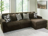 Midnight-Madness Sectional Sofa with Chaise - Visions in Furniture (La Mirada, CA)