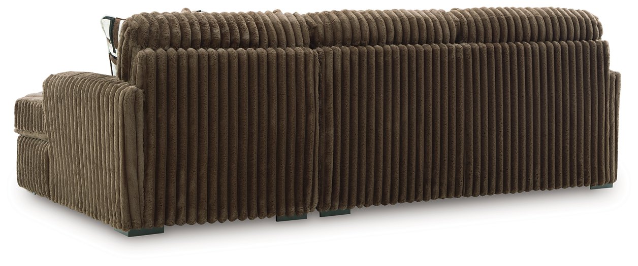 Midnight-Madness Sectional Sofa with Chaise - Visions in Furniture (La Mirada, CA)