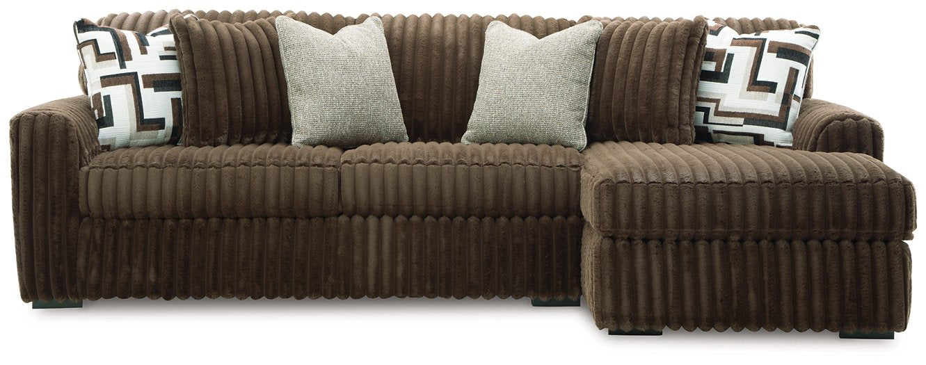 Midnight-Madness Sectional Sofa with Chaise - Visions in Furniture (La Mirada, CA)