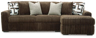 Midnight-Madness Sectional Sofa with Chaise - Visions in Furniture (La Mirada, CA)