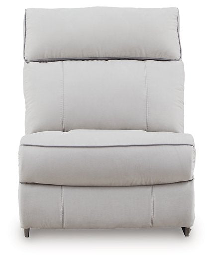 Social Pointe Reclining Sectional with Storage Console - Visions in Furniture (La Mirada, CA)