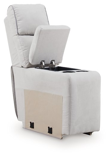 Social Pointe Reclining Sectional with Storage Console - Visions in Furniture (La Mirada, CA)