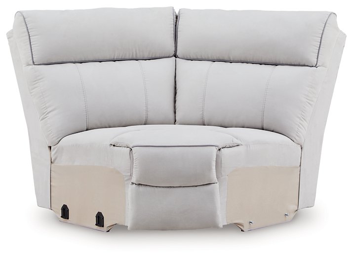 Social Pointe Reclining Sectional with Storage Console - Visions in Furniture (La Mirada, CA)