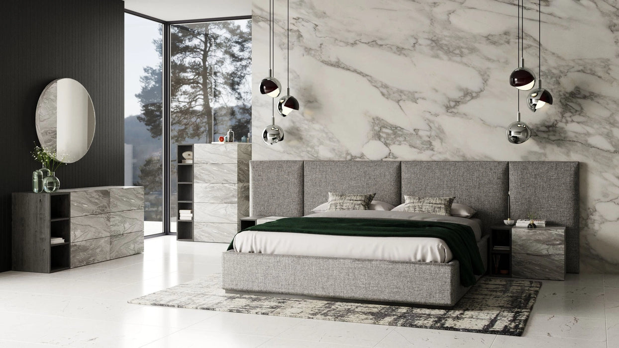 Maranello - Modern Grey Bed Set