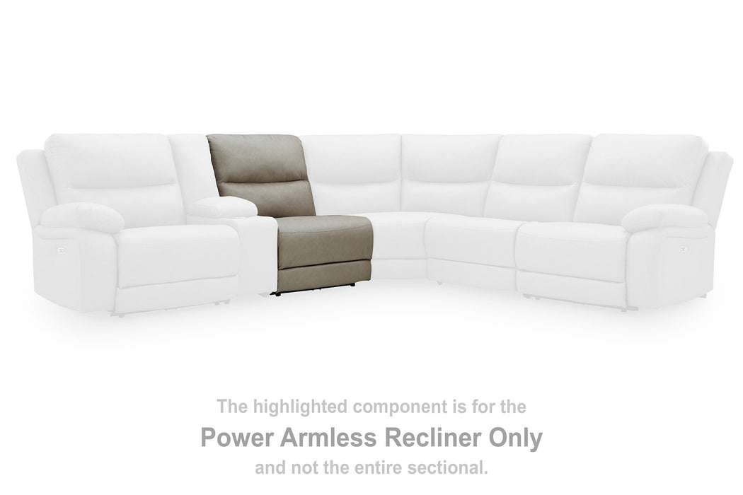 Narwhal Place Reclining Sectional with Storage Console - Visions in Furniture (La Mirada, CA)