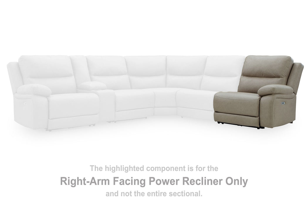 Narwhal Place Reclining Sectional with Storage Console - Visions in Furniture (La Mirada, CA)