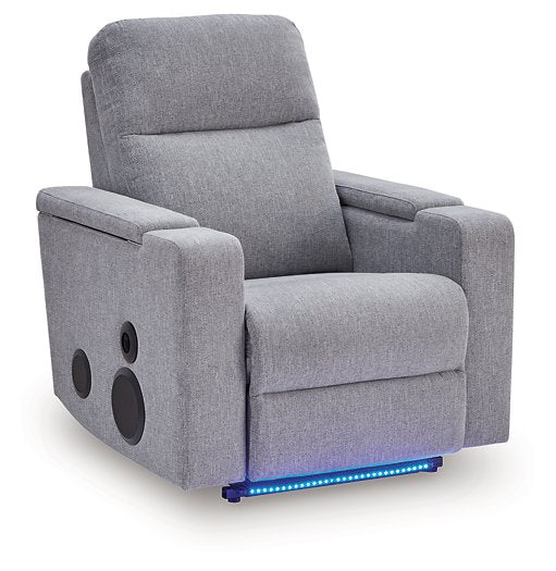 Pineland Power Glider Recliner with Audio System - Visions in Furniture (La Mirada, CA)