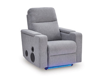 Pineland Power Glider Recliner with Audio System - Visions in Furniture (La Mirada, CA)