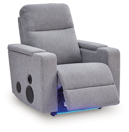 Pineland Power Glider Recliner with Audio System - Visions in Furniture (La Mirada, CA)